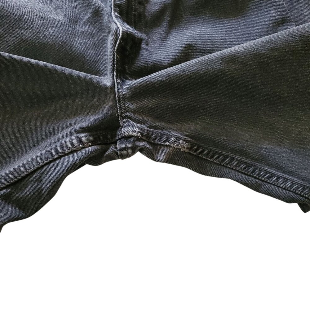 Vintage Levi's 550 High Raise Relaxed Fit‎ Tapered Leg Black Jeans 8 Reg M - Picture 16 of 16